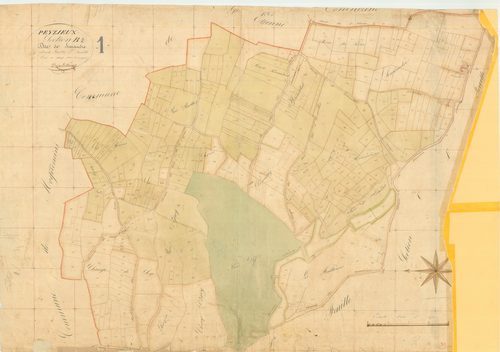 Peyzieux-sur-Saône - 3 P 7888 - 3 P 7888 -  Feuille 2  (1829)