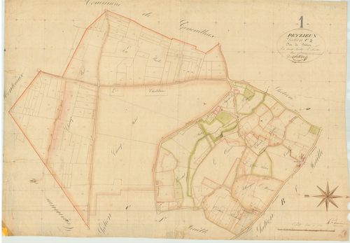 Peyzieux-sur-Saône - 3 P 7890 - 3 P 7890 -  Feuille 2  (1829)