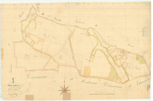 Peyzieux-sur-Saône - 3 P 7889 - 3 P 7889 -  Feuille 1  (1829)