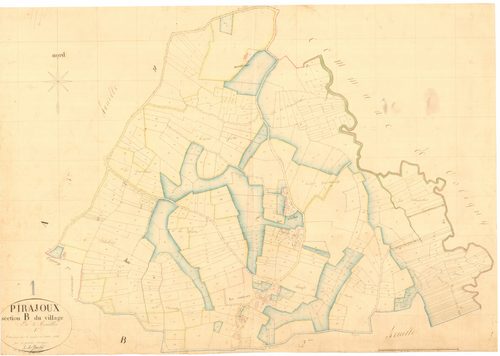 Pirajoux - 3 P 7895 - 3 P 7895 -  Feuille 1  (1836)