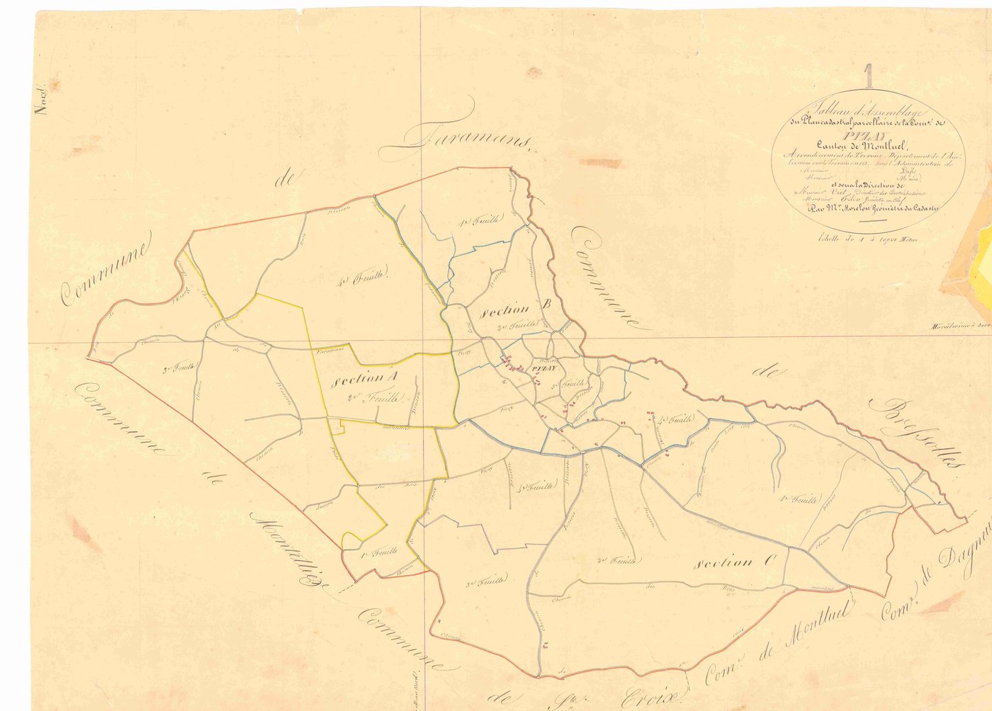 Pizay - 1777 W 342-1 - 1777 W 342-1 -  Tableau d'assemblage  (1833)