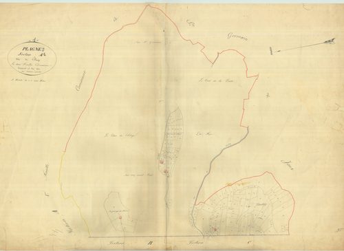 Plagne - 1777 W 343 - 1777 W 343 -  Feuille 2  (1845)