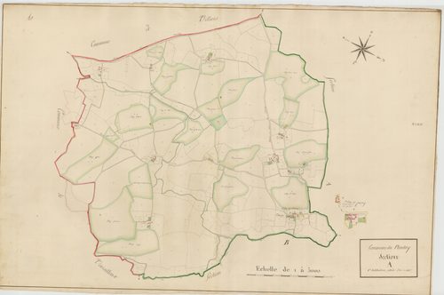 Le Plantay - 3 P 10170-1 - 3 P 10170-1 -  Feuille 1  (1810)