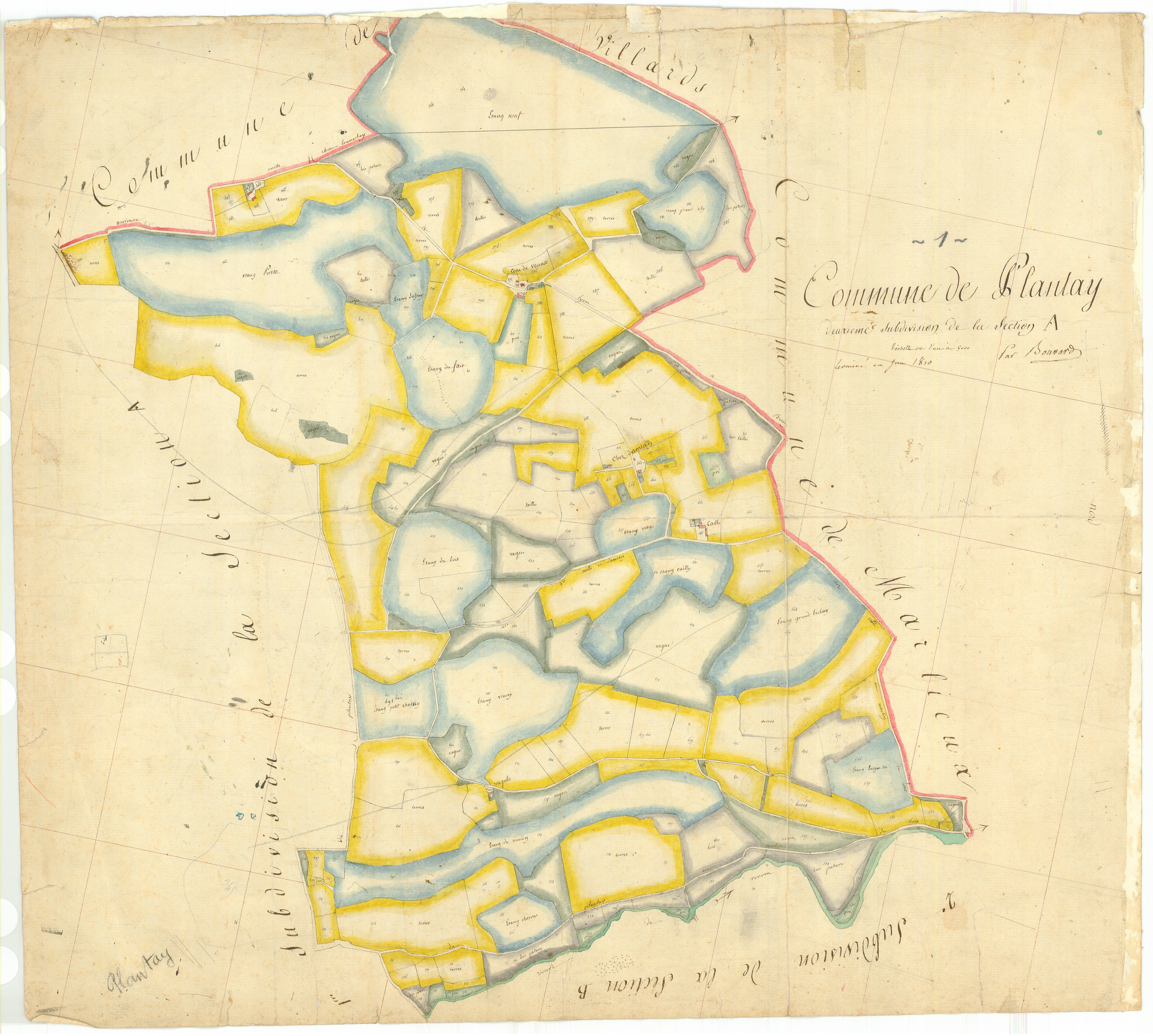 Le Plantay - 3 P 6899 - 3 P 6899 -  Feuille 2  (1810)