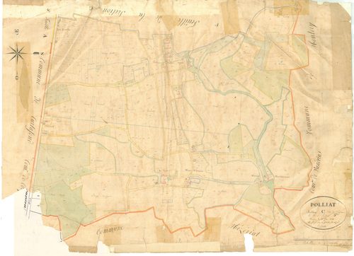 Polliat - 3 P 7910 - 3 P 7910 -  Feuille 3  (1831)