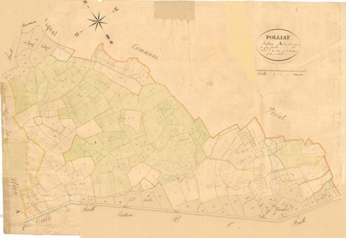Polliat - 3 P 7905 - 3 P 7905 -  Feuille 5  (1831)
