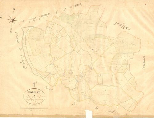Polliat - 3 P 7901 - 3 P 7901 -  Feuille 1  (1831)
