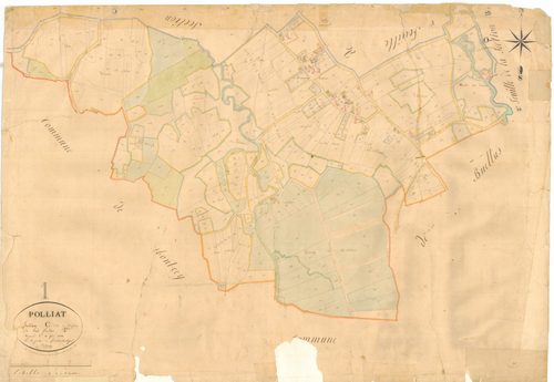 Polliat - 3 P 7909 - 3 P 7909 -  Feuille 2  (1831)
