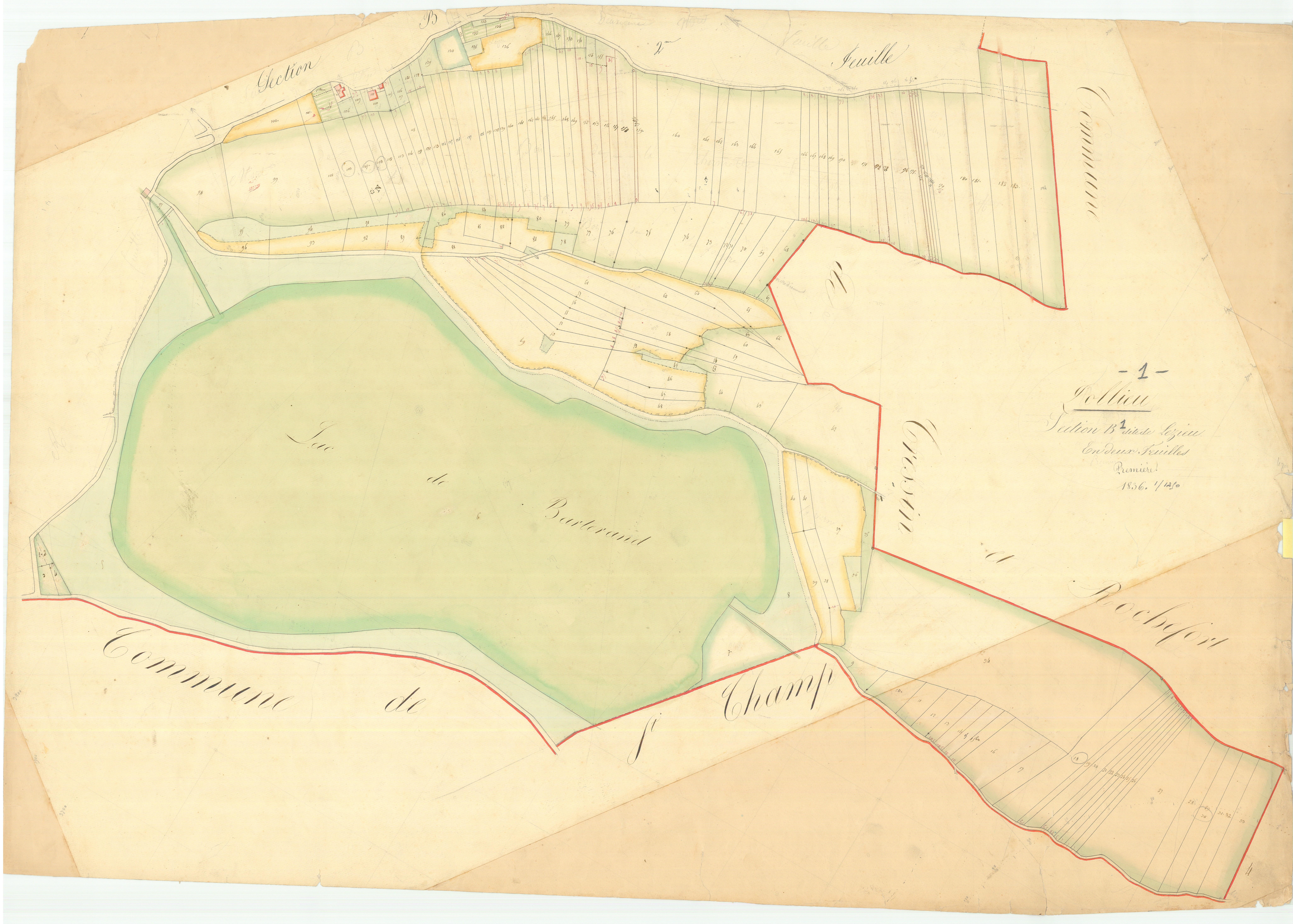 Pollieu - 3 P 7914 - 3 P 7914 -  Feuille 1  (1836)