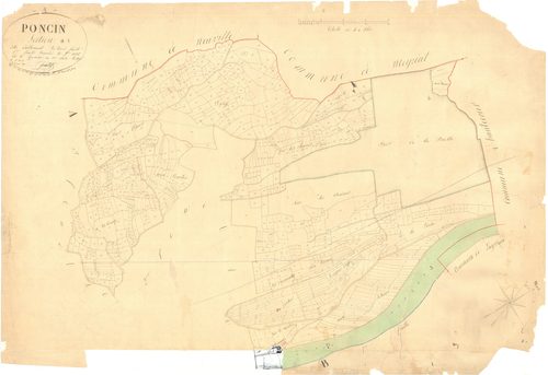Poncin - 3 P 7920 - 3 P 7920 -  Feuille 1  (1826)