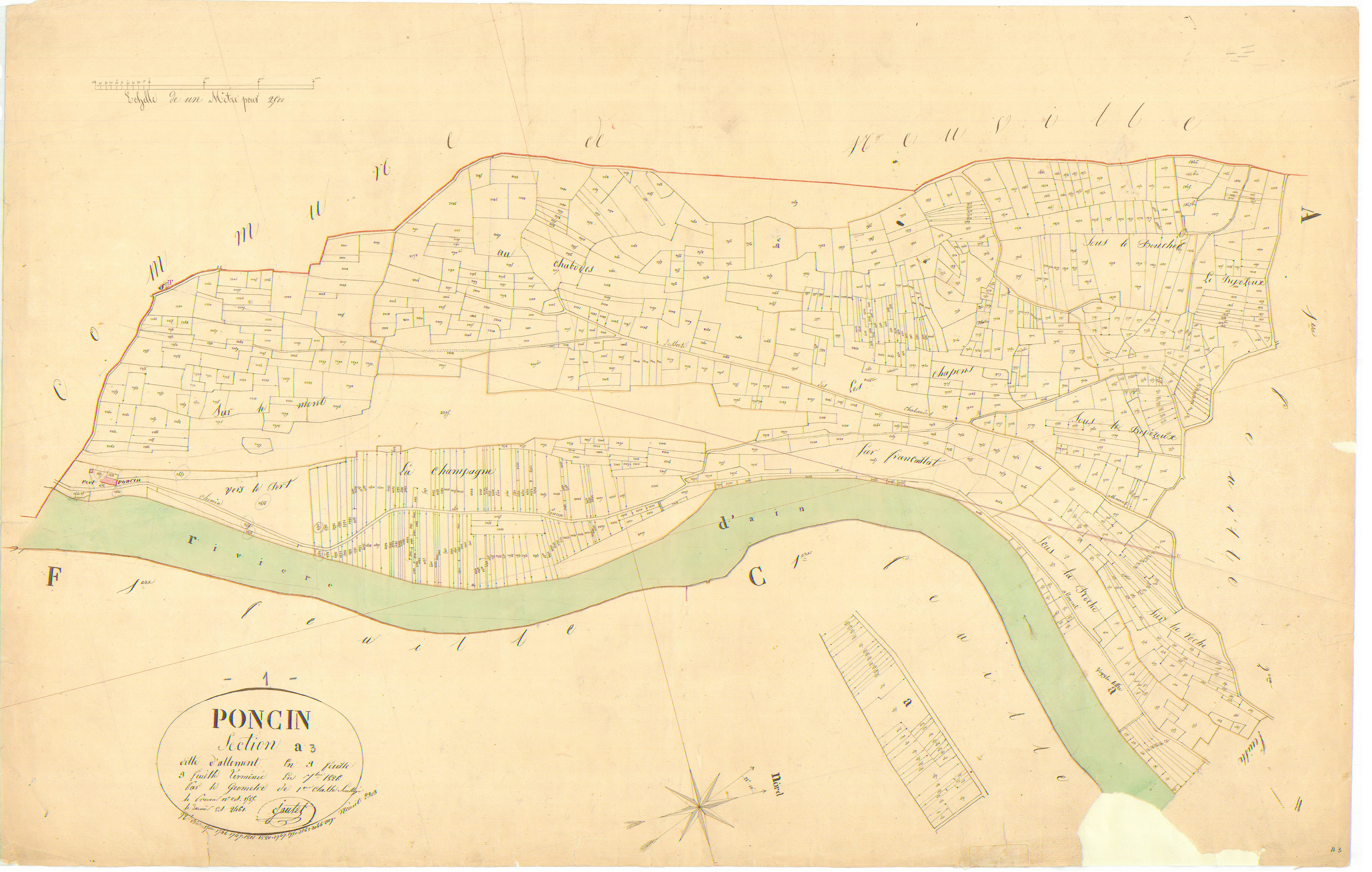 Poncin - 3 P 7922 - 3 P 7922 - Feuille 3 (1826)