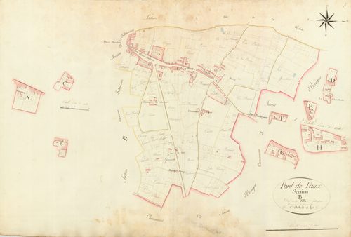 Pont-de-Vaux - 3 P 10131-5 - 3 P 10131-5 -  Feuille 1  (1812)