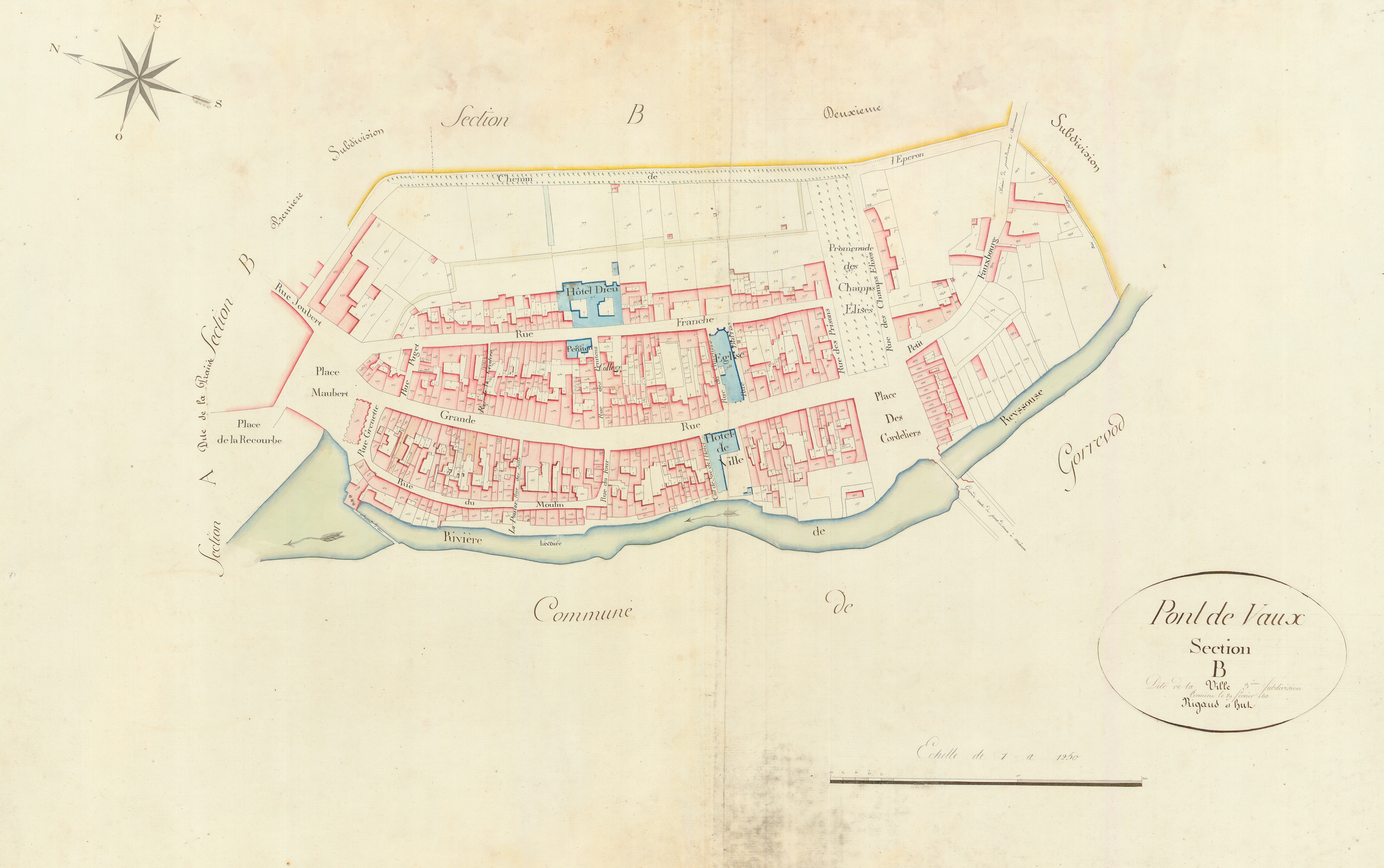 Pont-de-Vaux - 3 P 10131-7 - 3 P 10131-7 -  Feuille 3  (1812)
