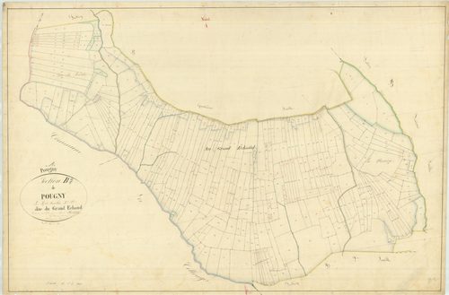Pougny - 3 P 7986 - 3 P 7986 -  Feuille 3  (1847)