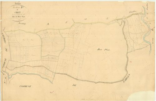 Pougny - 3 P 7982 - 3 P 7982 -  Feuille 2  (1847)