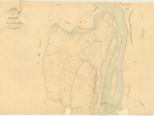 Pougny - 3 P 7984 - 3 P 7984 -  Feuille 1  (1847)