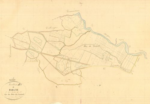 Pougny - 3 P 7987 - 3 P 7987 -  Feuille 4  (1847)