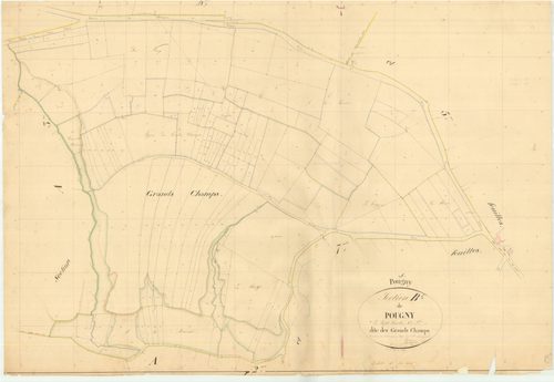 Pougny - 3 P 7989 - 3 P 7989 -  Feuille 6  (1847)