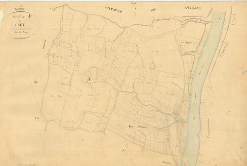 Pougny - 3 P 7981 - 3 P 7981 -  Feuille 1  (1847)