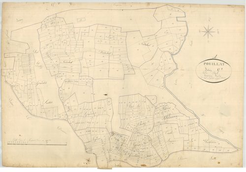 Pouillat - 3 P 8001 - 3 P 8001 -  Feuille 3  (1824)