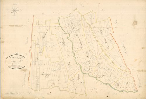 Pouillat - 3 P 7993 - 3 P 7993 -  Feuille 2  (1824)