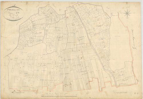 Pouillat - 3 P 8000 - 3 P 8000 -  Feuille 2  (1824)
