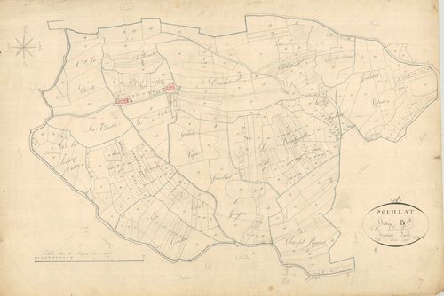 Pouillat - 3 P 7997 - 3 P 7997 -  Feuille 3  (1824)