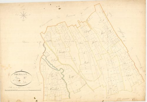Pouillat - 3 P 7992 - 3 P 7992 -  Feuille 1  (1824)
