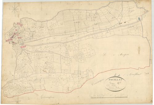 Pouillat - 3 P 7999 - 3 P 7999 -  Feuille 1  (1824)