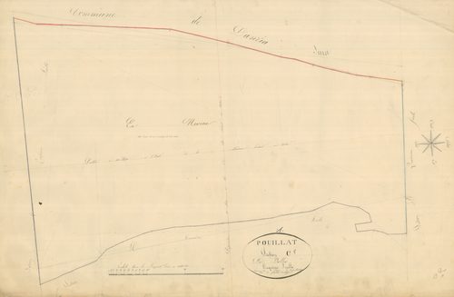 Pouillat - 3 P 8003 - 3 P 8003 -  Feuille 5  (1824)
