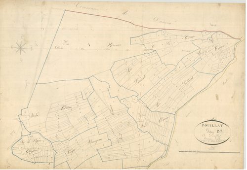Pouillat - 3 P 7995 - 3 P 7995 -  Feuille 1  (1824)