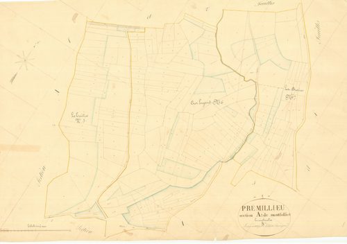 Prémillieu - 3 P 8031 - 3 P 8031 -  Feuille 3  (1838)