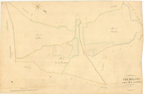 Prémillieu - 3 P 8029 - 3 P 8029 -  Feuille 1  (1838)