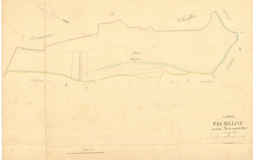 Prémillieu - 3 P 8032 - 3 P 8032 -  Feuille 4  (1838)