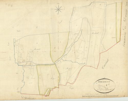 Pressiat - 3 P 8053 - 3 P 8053 -  Feuille 1  (1824)
