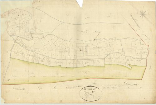 Pressiat - 3 P 8055 - 3 P 8055 -  Feuille 3  (1824)