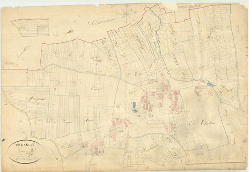 Pressiat - 3 P 8050 - 3 P 8050 -  Feuille 1  (1824)