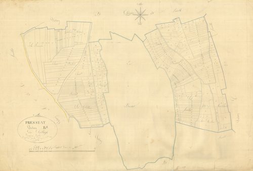 Pressiat - 3 P 8051 - 3 P 8051 -  Feuille 2  (1824)