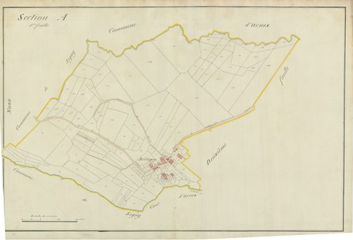 Prévessin - 3 P 10182-2 - 3 P 10182-2 -  Feuille 1  (1806)