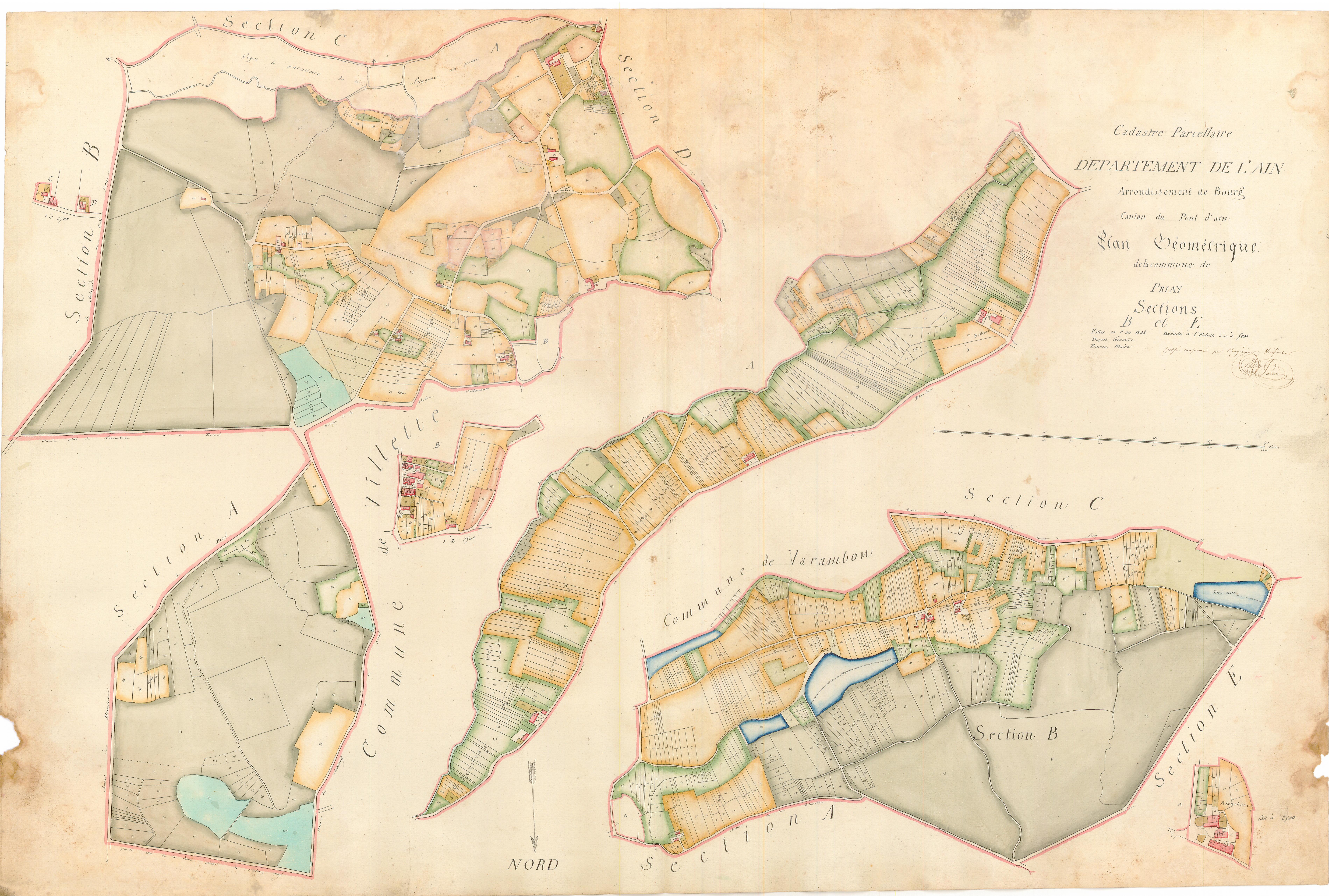 Priay - 3 P 10073-3 - 3 P 10073-3 -  Feuille 1  (1808)