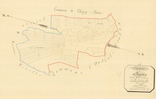 Pugieu - 3 P 8120 - 3 P 8120 -  Feuille 4  (1886)