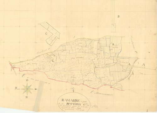 Ramasse - 3 P 8133 - 3 P 8133 -  Feuille 2  (1827)