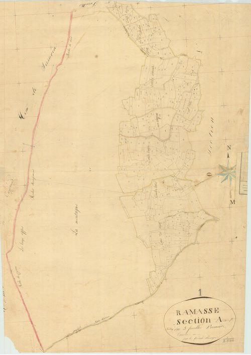 Ramasse - 3 P 8127 - 3 P 8127 -  Feuille 1  (1827)