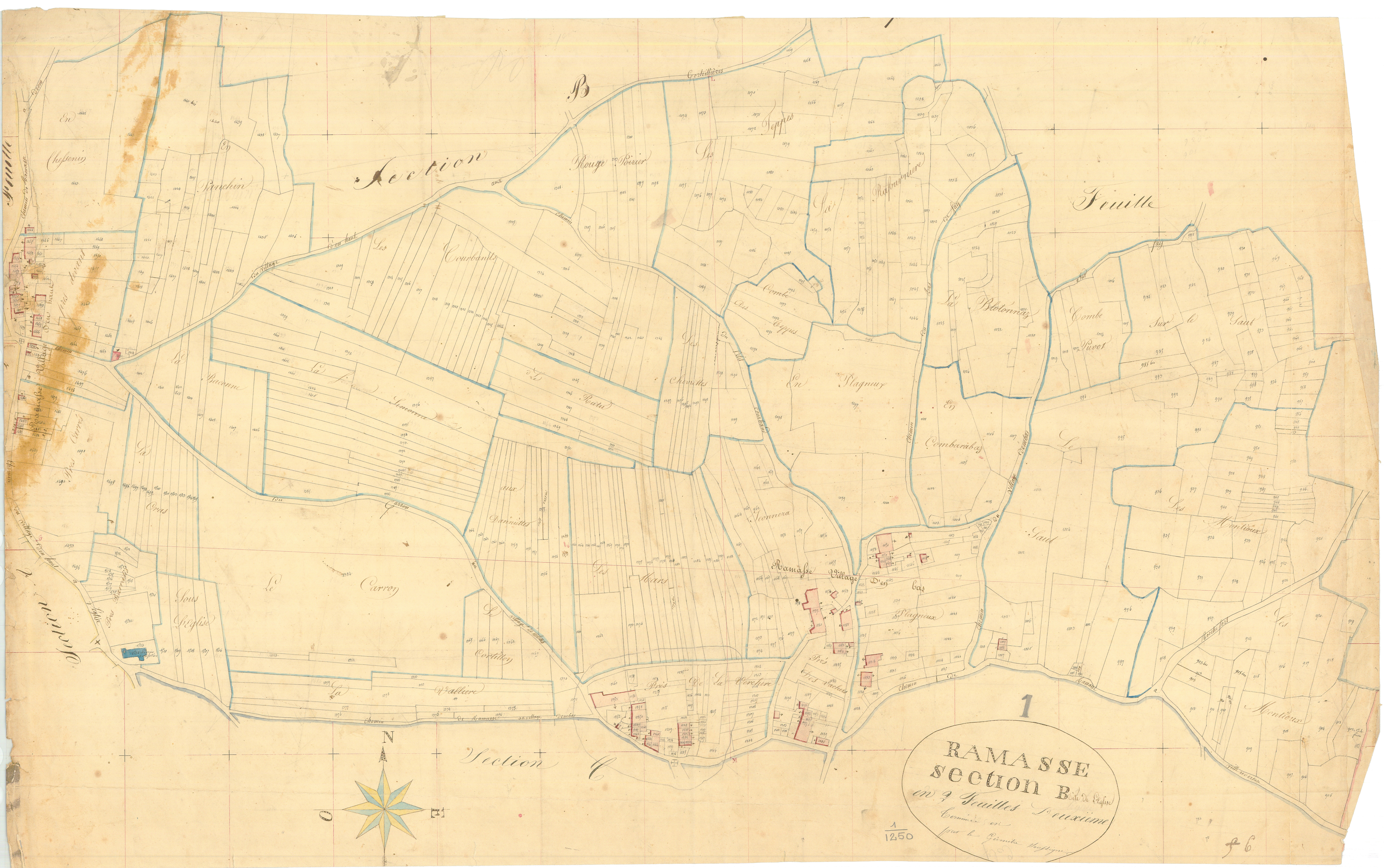 Ramasse - 3 P 8131 - 3 P 8131 -  Feuille 2  (1827)