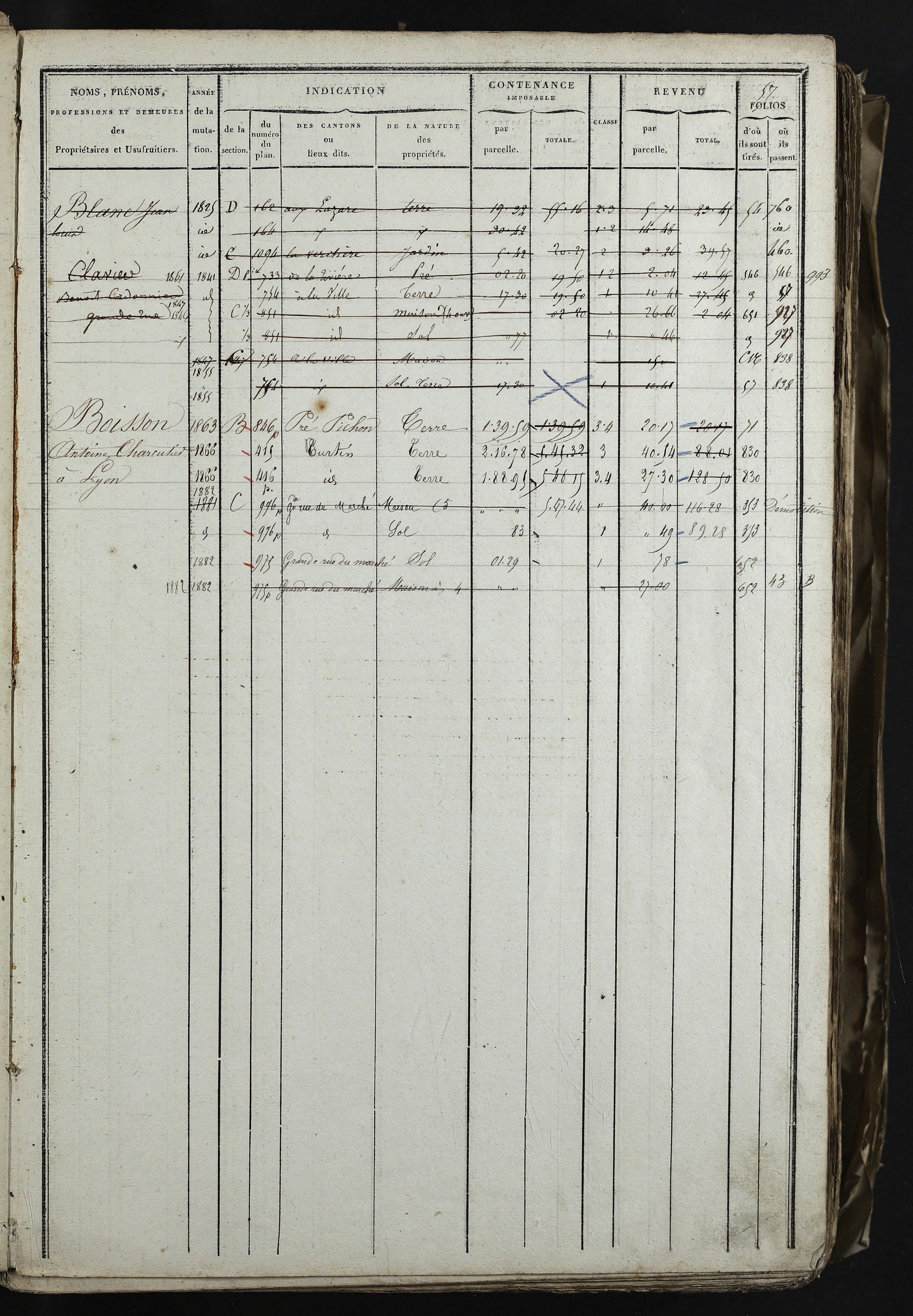 Relevant - 3 P 741 - 3 P 741 -  Folios 1 à 980  (1832-1846)