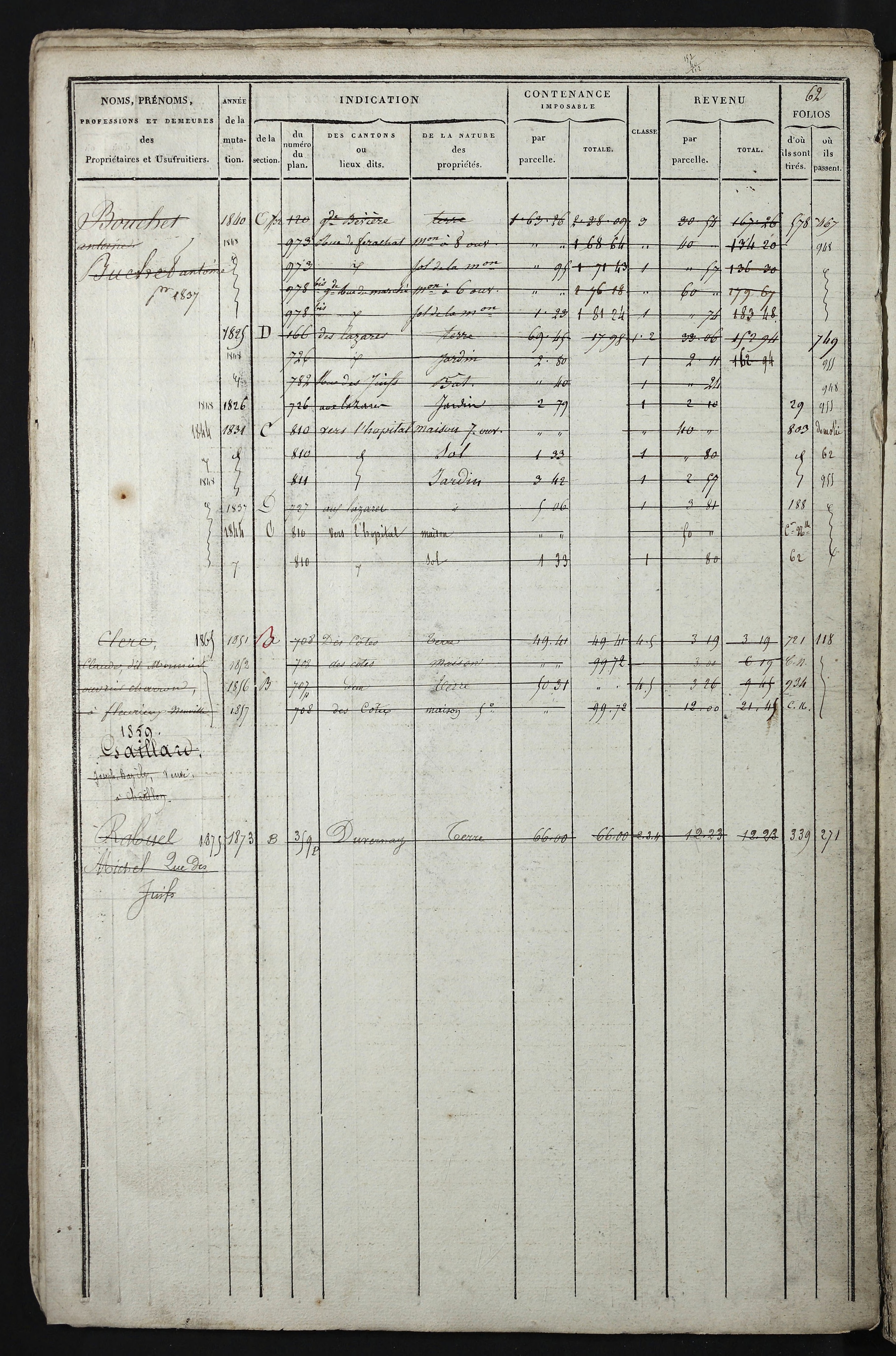 Relevant - 3 P 741 - 3 P 741 -  Folios 1 à 980  (1832-1846)