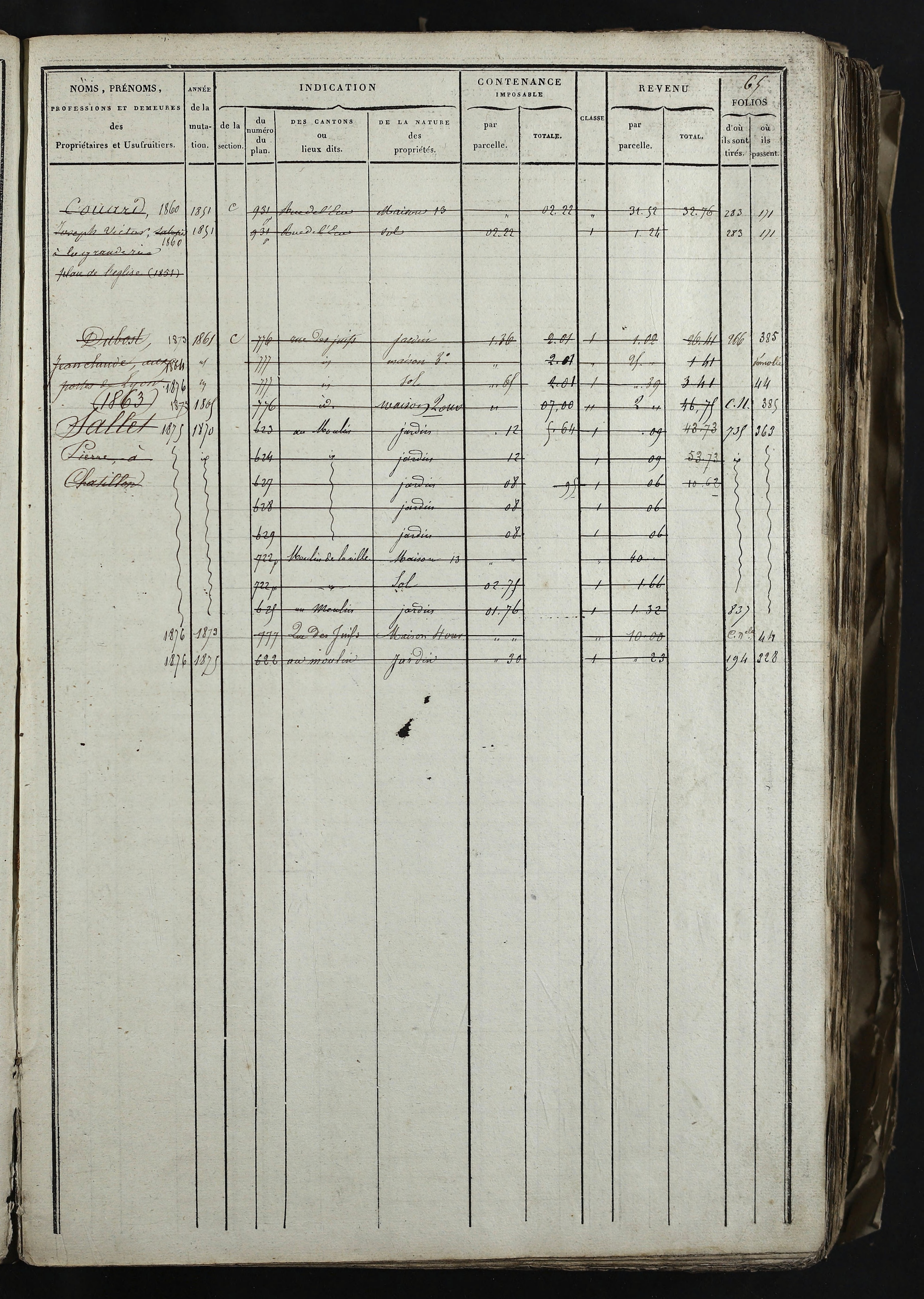 Relevant - 3 P 741 - 3 P 741 -  Folios 1 à 980  (1832-1846)