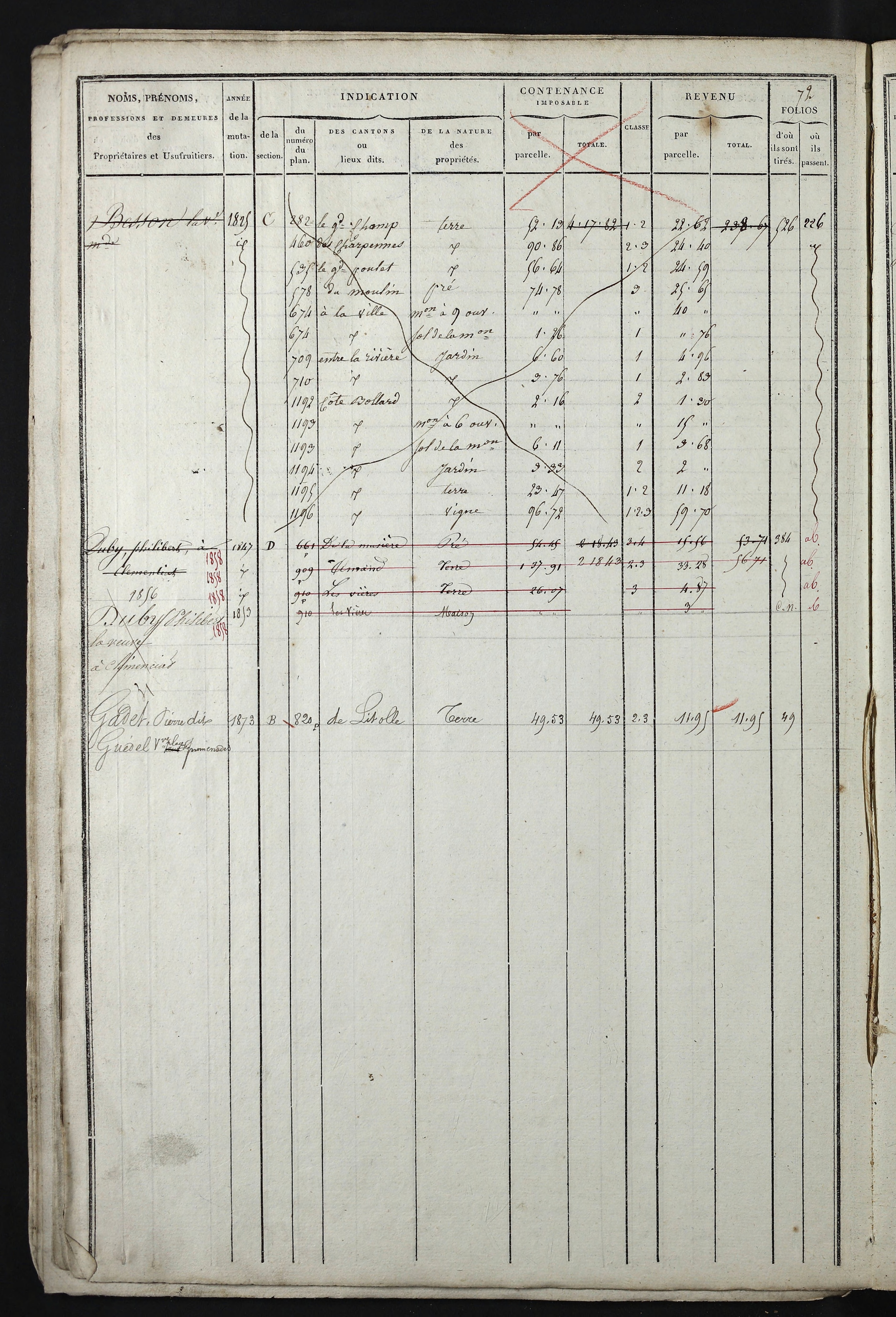 Relevant - 3 P 741 - 3 P 741 -  Folios 1 à 980  (1832-1846)