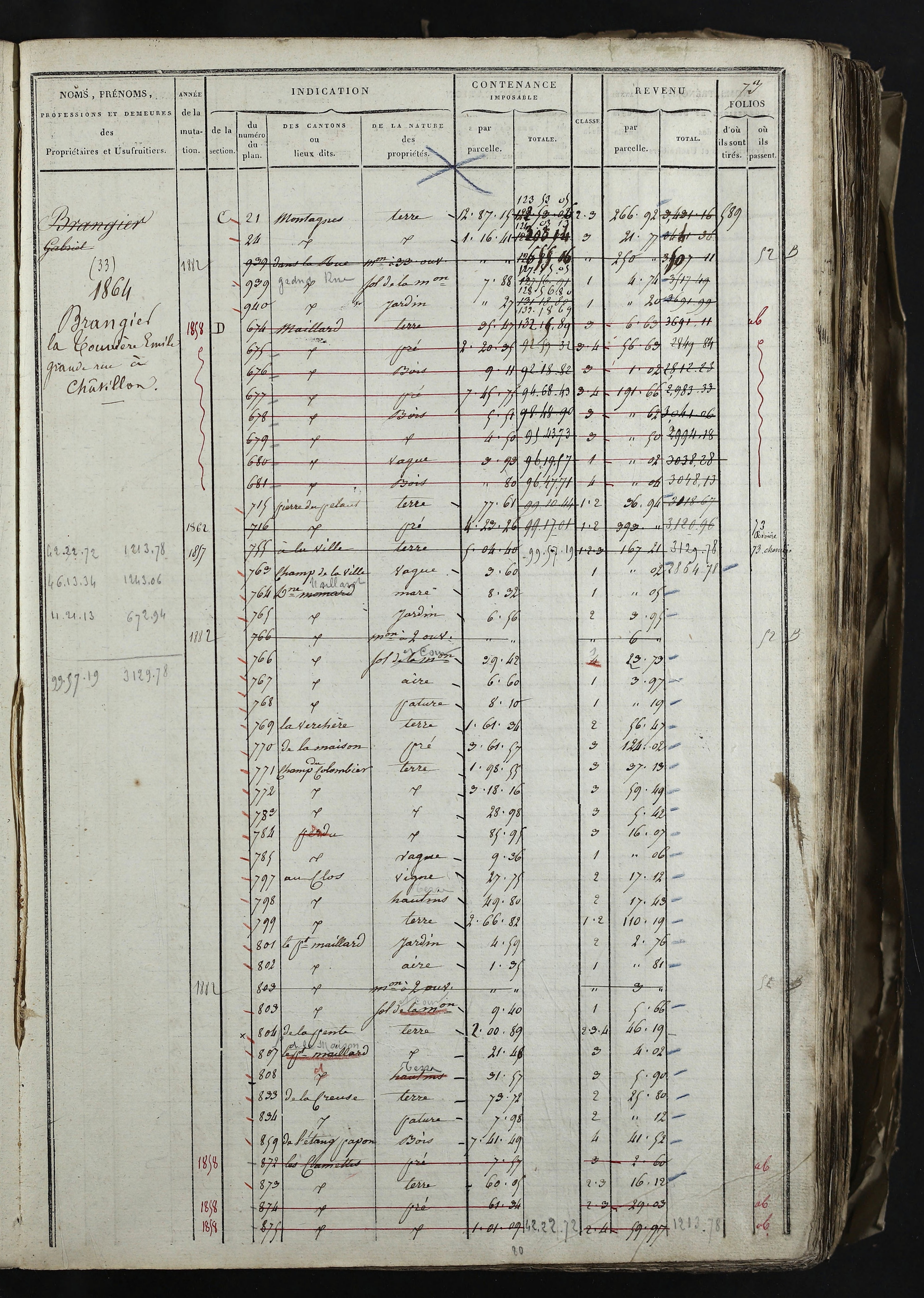Relevant - 3 P 741 - 3 P 741 -  Folios 1 à 980  (1832-1846)