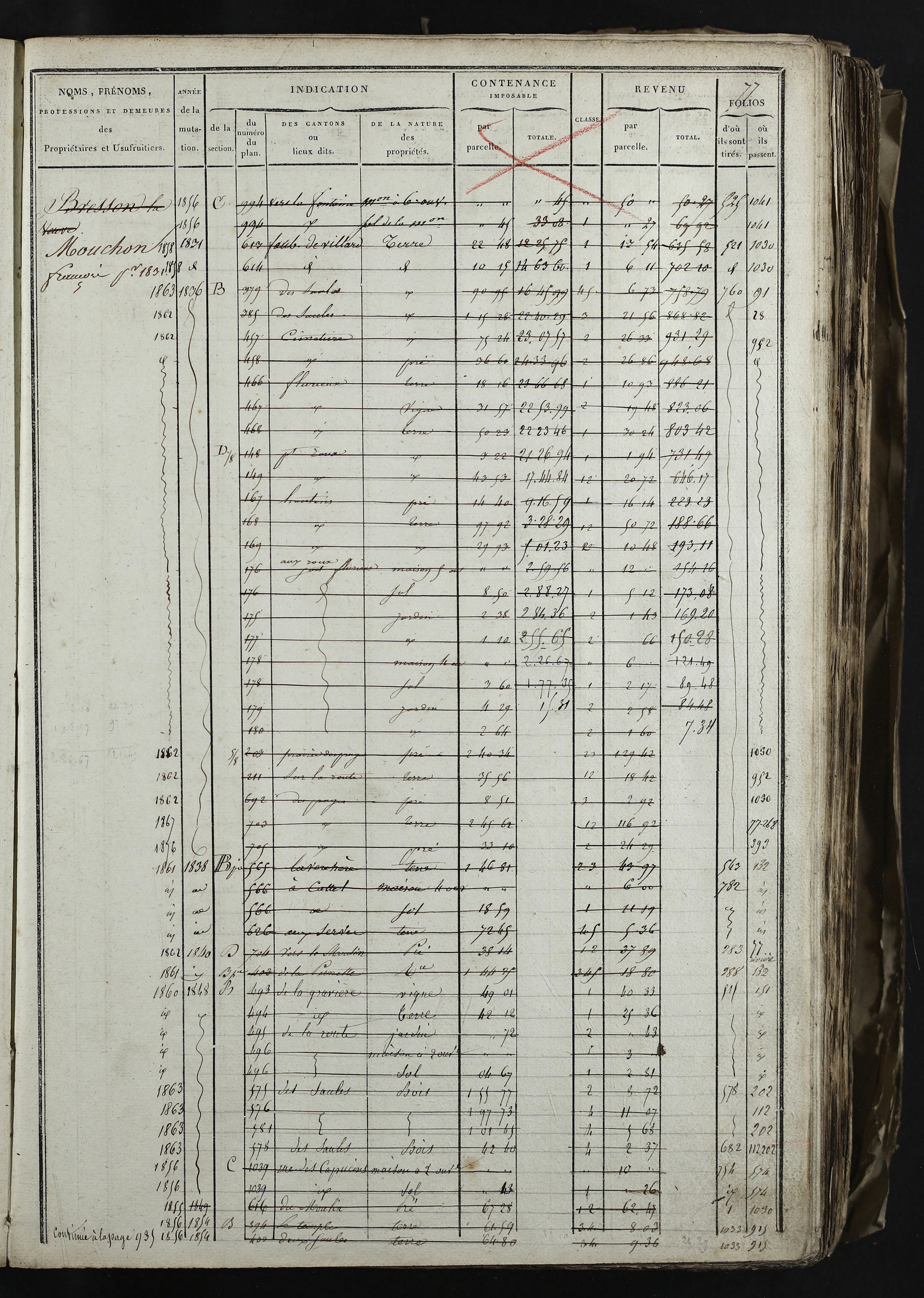 Relevant - 3 P 741 - 3 P 741 -  Folios 1 à 980  (1832-1846)